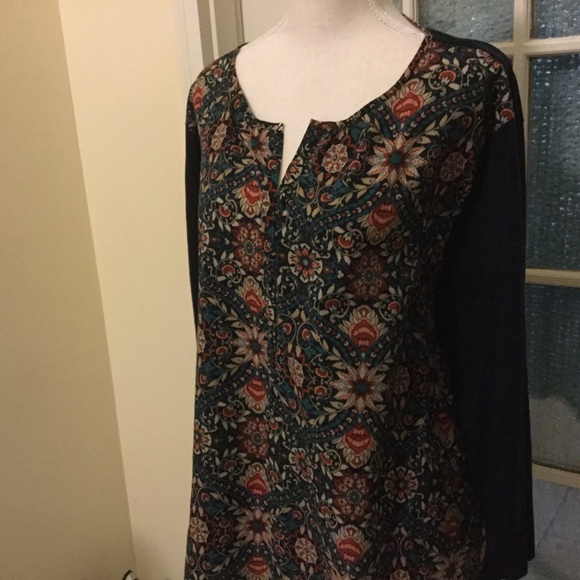 Van Heusen Woman Top pattern design front size XXL - Picture 3 of 6